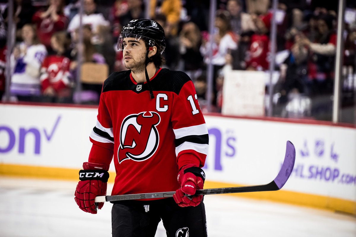 NJDevils's tweet photo. CAP IS BACK. https://t.co/t88QINqTek