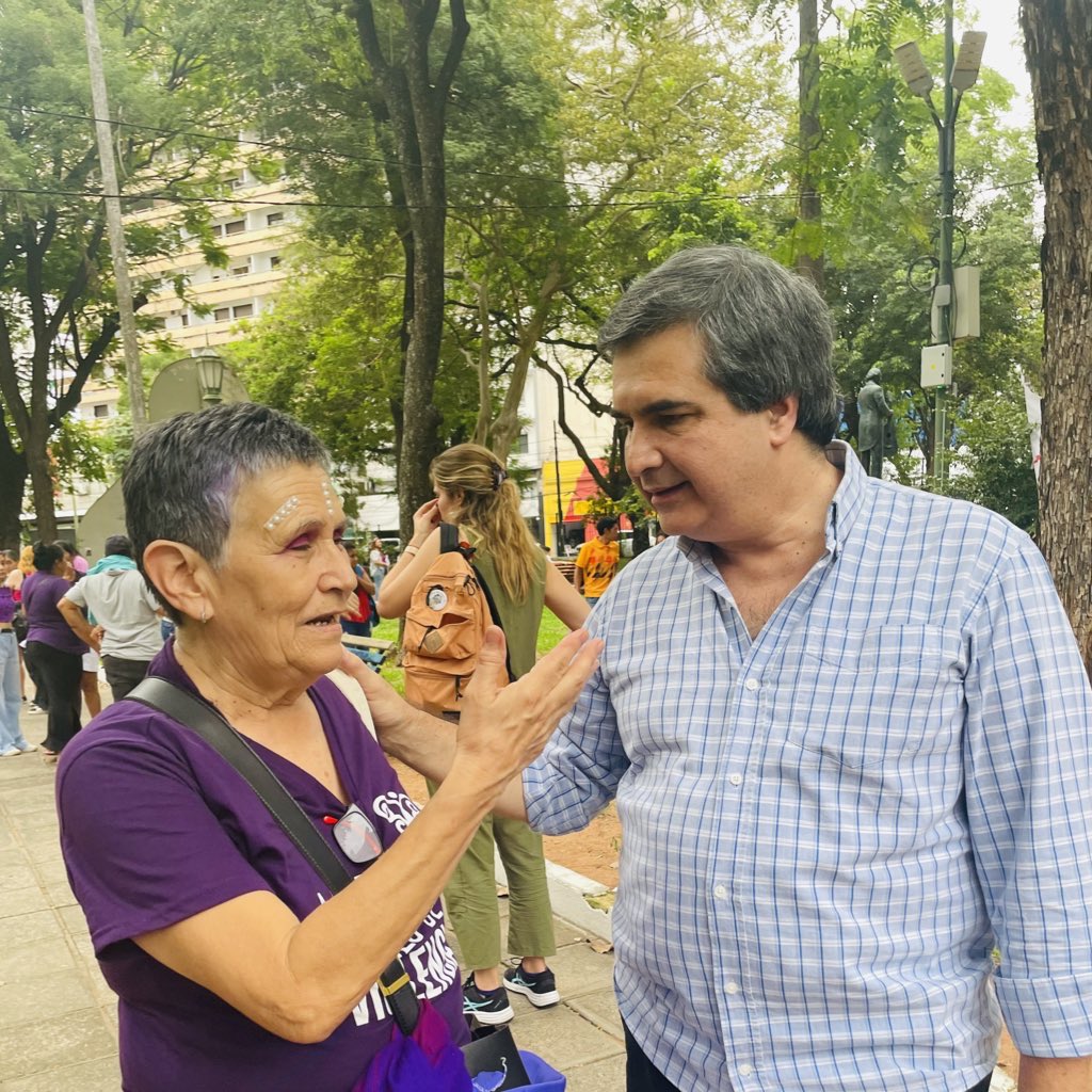 carlosfilizzola's tweet photo. 🟣Estuve presente hoy #25N, Día Internacional de la Eliminación de la Violencia contra las Mujeres, en la movilización de ellas bajo el lema “¡#PorNuestrosDerechos y #ContraTodasLasViolencias💪🏼!”
Basta de acosos❗️
Basta de abusos❗️
Basta de feminicidios❗️
#25Npy2023 #25Npy https://t.co/lYKqQ2SfIM