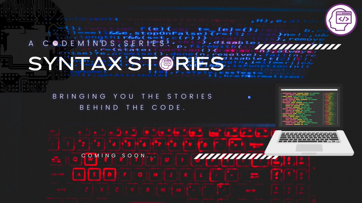 codemindshub's tweet photo. SYNTAX STORIES: A CODEMINDS SERIES
Introducing the Syntax Stories series: Stories Behind the Code.

Inviting all interested in sharing their experiences as new or experienced techies to share their stories - struggles, triumphs, motivations, inspirations and overall experiences. https://t.co/JGdAB72ghd