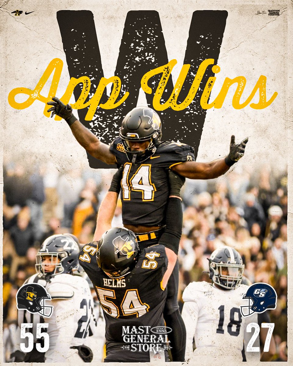 AppState_FB's tweet photo. The chase for a ring continues.

#GoApp https://t.co/occNHosvoL