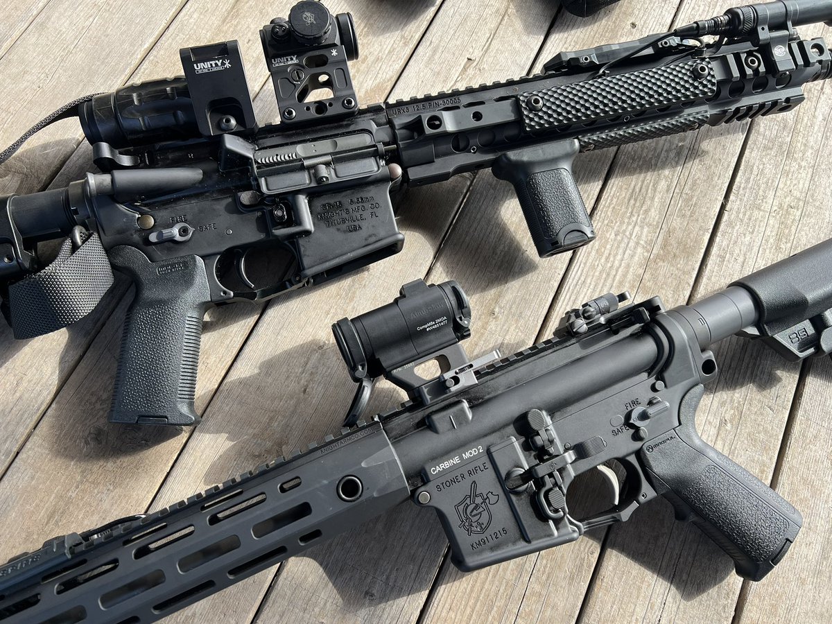 sandan_custom's tweet photo. NBORDE SR-15 E3 MOD2
友人の物と一緒に速攻で組んで頂きました。
今まで出たE3レシーバーとは比較にならないレベルの完成度です。しかも刻印の位置や番号などの細かい調整をして頂いて非常に感謝しております😭
実パモリモリなせいで価格がヤバいですが満足度もヤバい😆(語彙力
#NBORDE
#PTW
#SR15E3 https://t.co/NSChnHYvnw