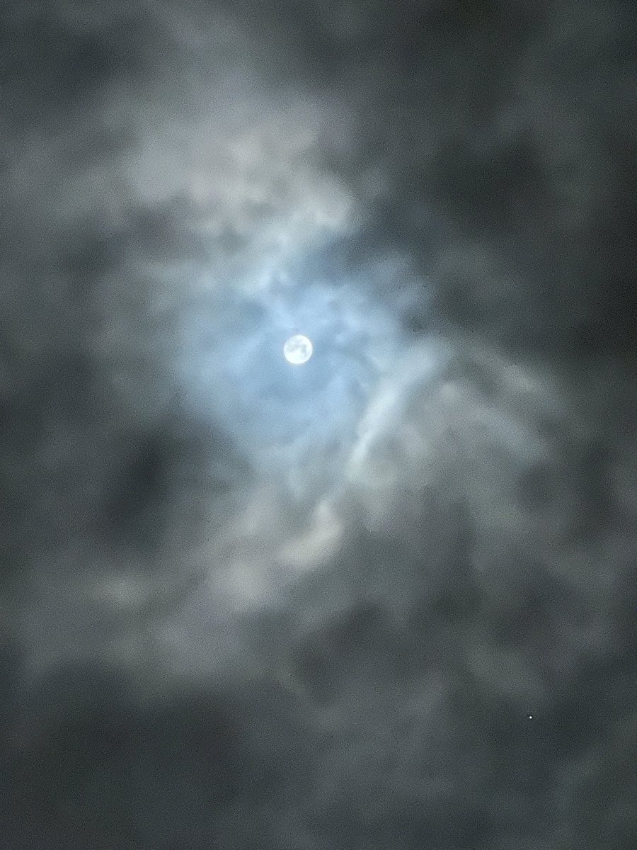ryta_r's tweet photo. #moon #nearlyfullmoon #icehalo #Jupiter #photo #nightsky #BeaverMoon https://t.co/hU2wgsJecf