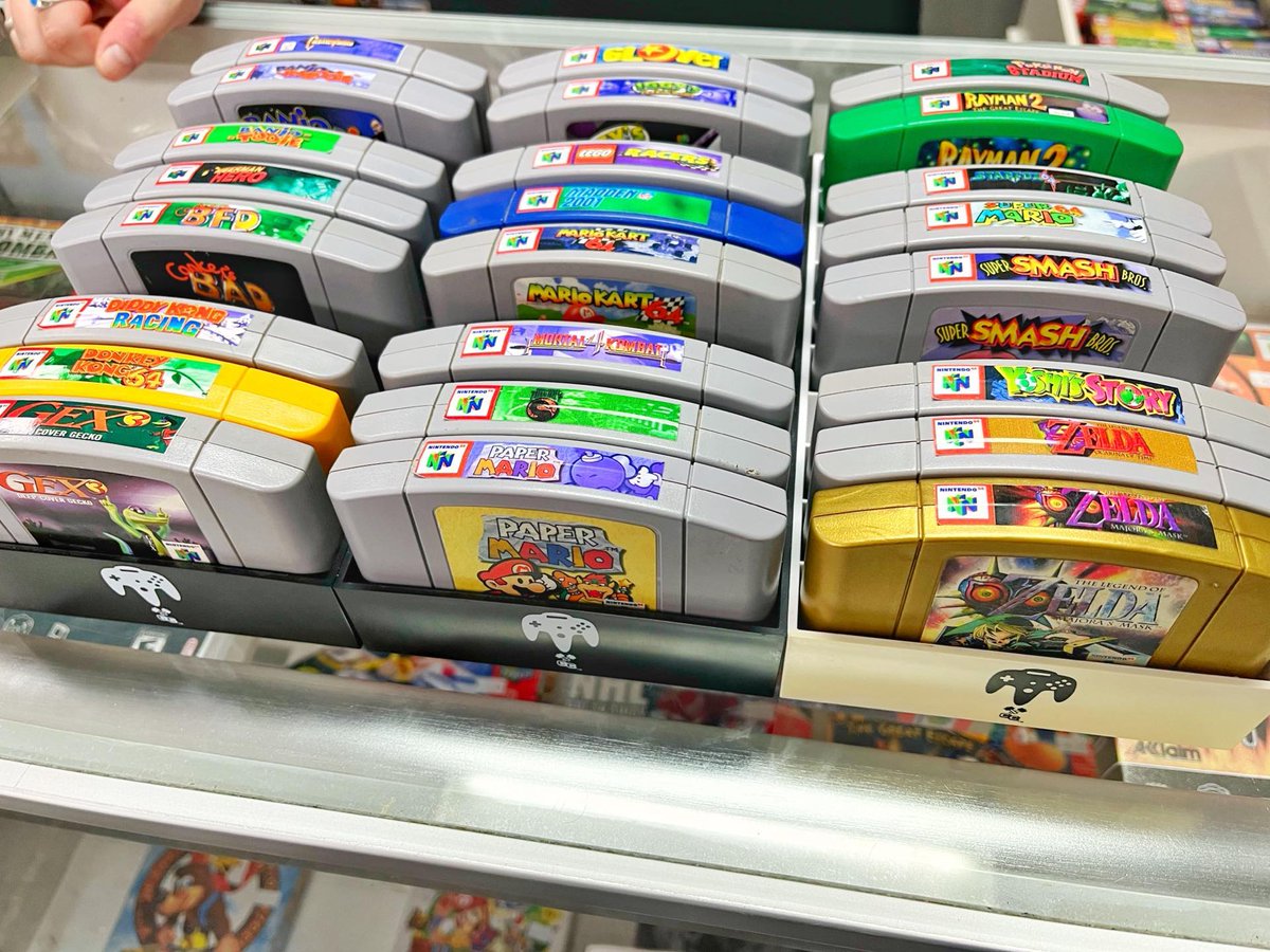 st_games's tweet photo. Aren't these spine labels awesome!? https://t.co/TgUN6k6LER