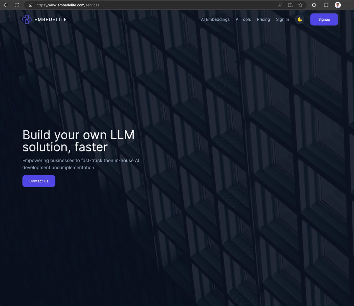 embedelitecom's tweet photo. 🚀 Exciting News! We've launched our new dedicated services for companies. Build your own AI solution faster! 

Experience dedicated, expert guidance from EmbedElite team as you navigate your AI journey. 

Learn more: https://t.co/fa7GE1ZVbi https://t.co/5oof2xZ2iB