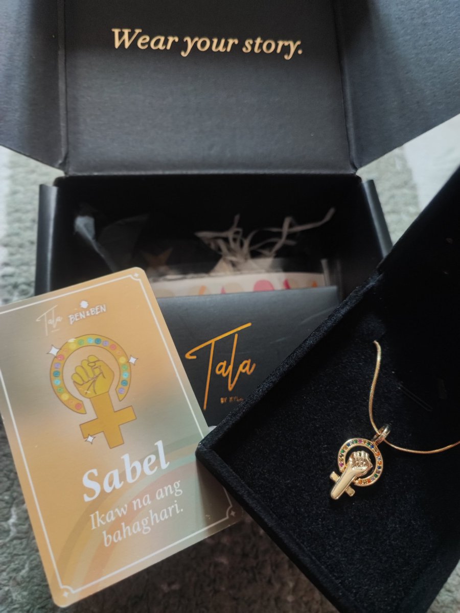 chocojamernut's tweet photo. ‼️ WTS / LFB ‼️

ORIGINAL Tala by Kyla × Ben&amp;Ben Sabel Necklace ✨

350 pesos + SF
Or pwede meet up around Gateway Mall Cubao/Sta. Mesa

Used less than 5 times only
RFS: need allowance for feasib study 🥹

An RT would help :>
PM for more deets.

#BenAndBen #TalaByKyla https://t.co/Y1HkRDTY6r
