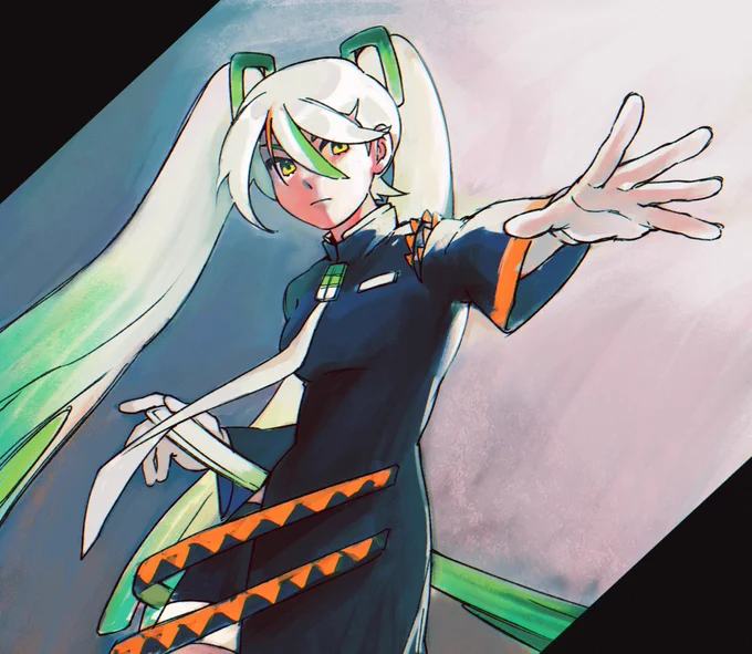 I think I am late to drawing miku anyways cleaned this up cus I'm too lazy to render it completely