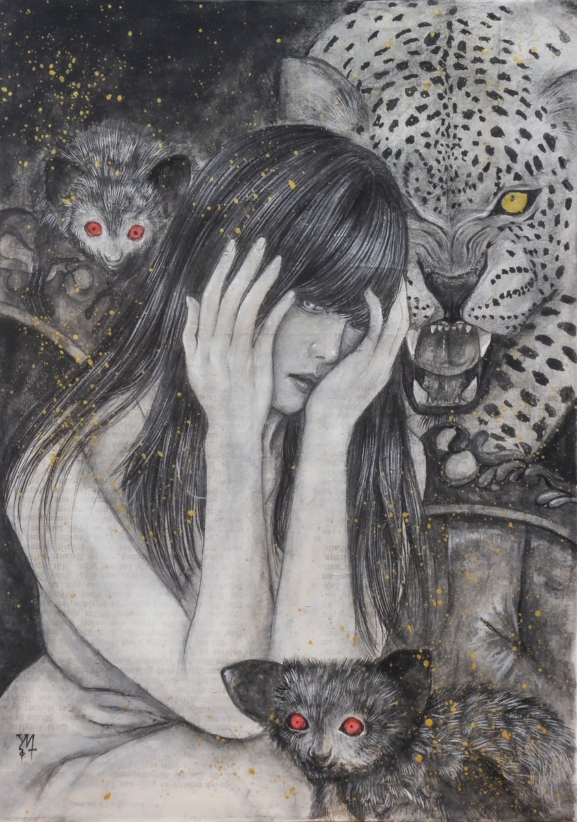 「#ブラックフライデーなのでブラックの作品をあげる」|森田悠介のイラスト