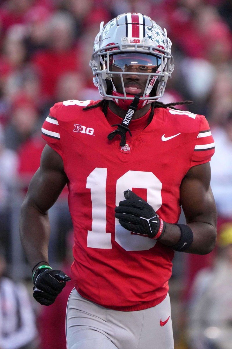 SKProFootball's tweet image. Marvin Harrison Jr has not decided if he’s entering the 2024 NFL Draft: 

“I don’t know. I don’t have an answer for you just yet. Not a conversation to be had.”

(via @on3)

#NFL #MarvinHarrisonJr #OhioState