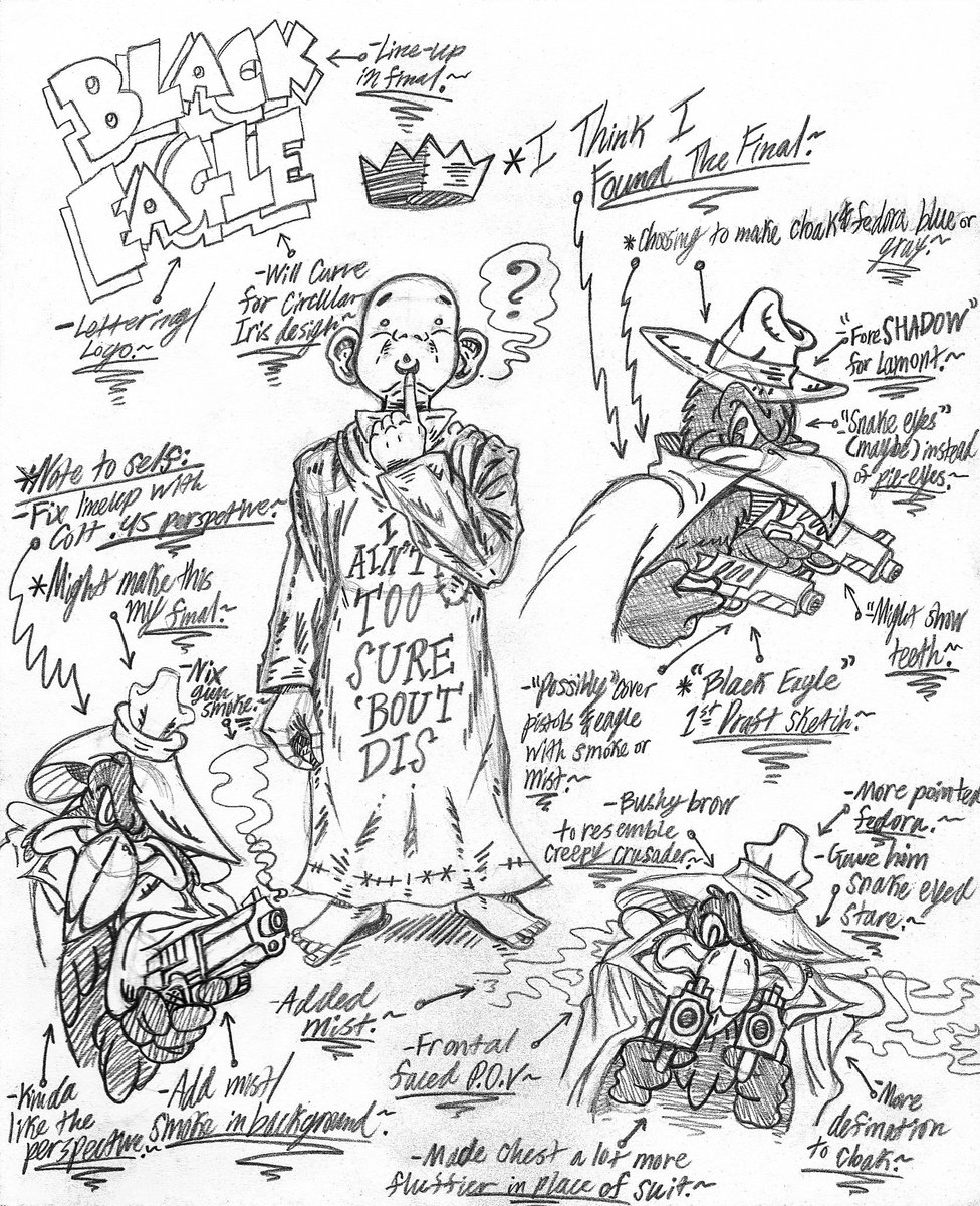 JaySneed10's tweet photo. Been doing some more scribbling for future pieces here and there. Can't wait to get the final drafts done!
#yellowkid #retro #comics #homage #sketch #blackandwhite #cartoon #crown #pencils #wip #workinprogress #WWIII #pulp #homage #traditionalart #blackeagle #worldwarii https://t.co/f6QZ14MgG3