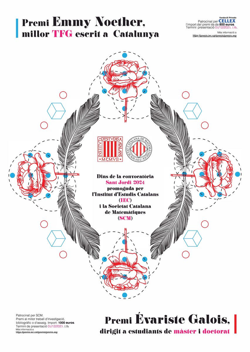 soccatmat's tweet photo. Últims dies per a la presentació de candidatures als Premi Noether i Premi Galois  de la @soccatmat, per a TFG i TFM de matemàtiques. 

Consulteu les bases a  https://t.co/sXwcSmt6LO https://t.co/yIKzgtwgO9