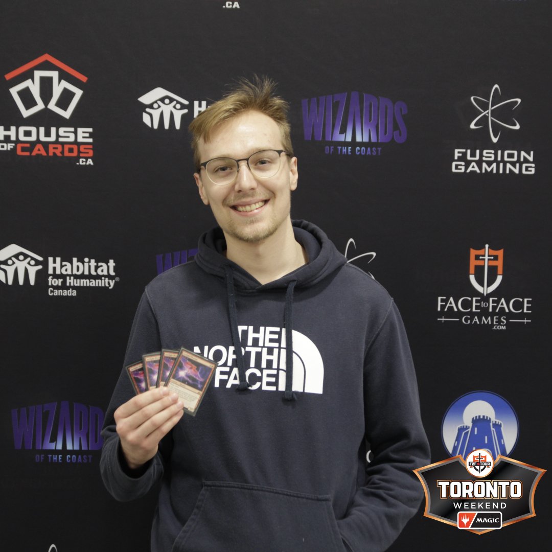 FaceToFaceGames's tweet photo. Ryan Primdahl soars over the field at 8-0 on Day 1 with Izzet Phoenix!
Standings: https://t.co/e7fQHsdDtF
Join us tomorrow for the conclusion of the Canadian Regional Championships! Goodnight!
#F2FYYZ #MTG @PlayMTG https://t.co/RktJAcltUl