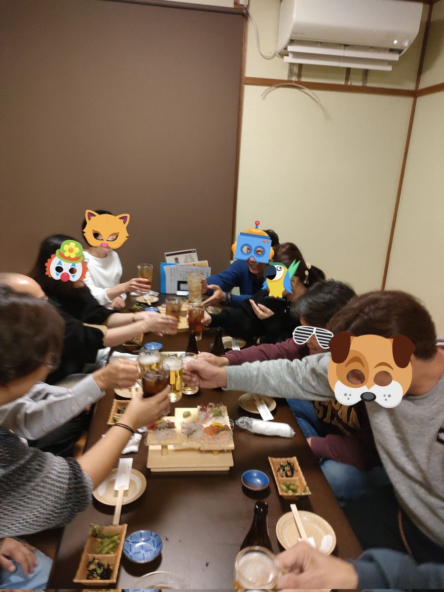 kapi_para_3's tweet photo. 楽しい二次会でした！
いい仲間に恵まれていたんだなと幸せでした！ https://t.co/6djt0QdLVG