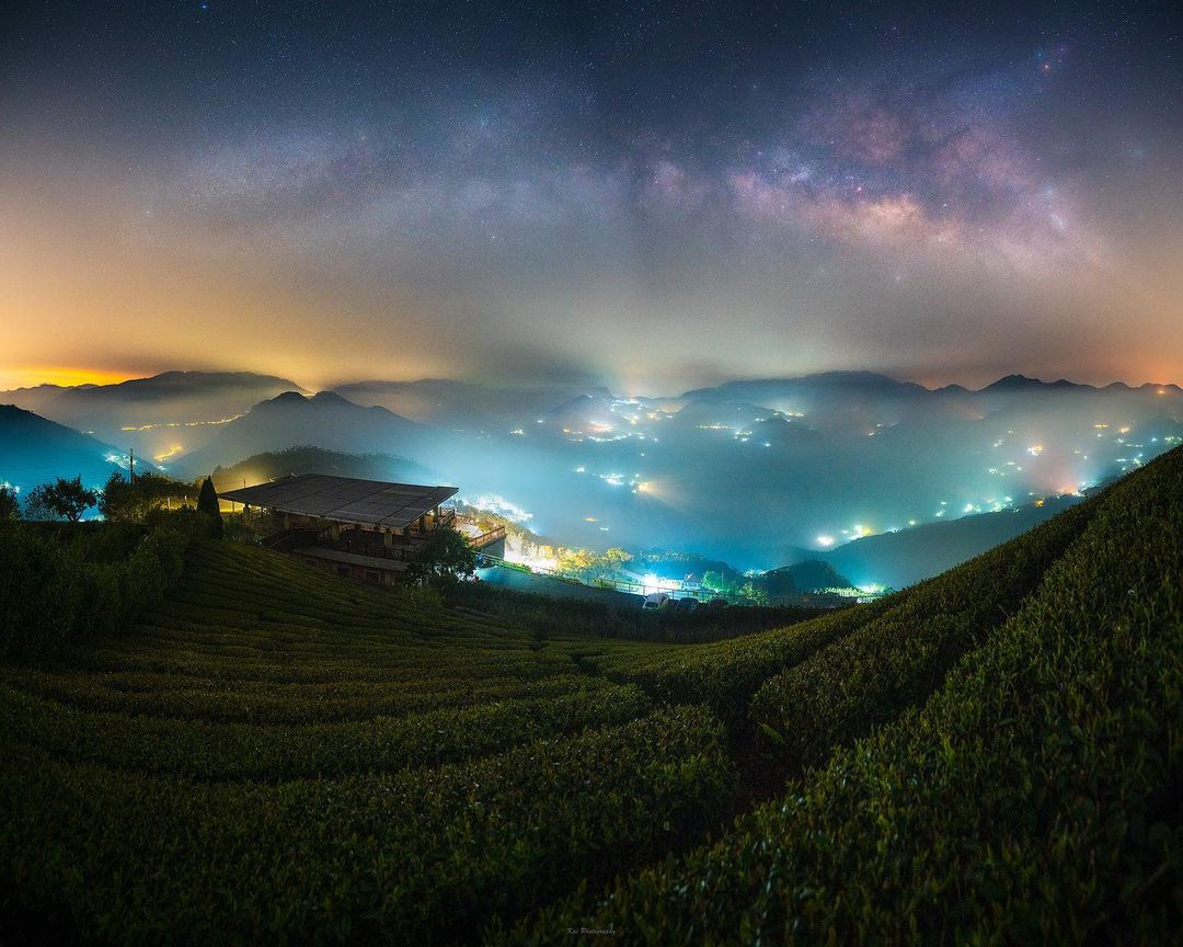 The flowers and leaves are fragrant, and the beautiful scenery lasts morning and night