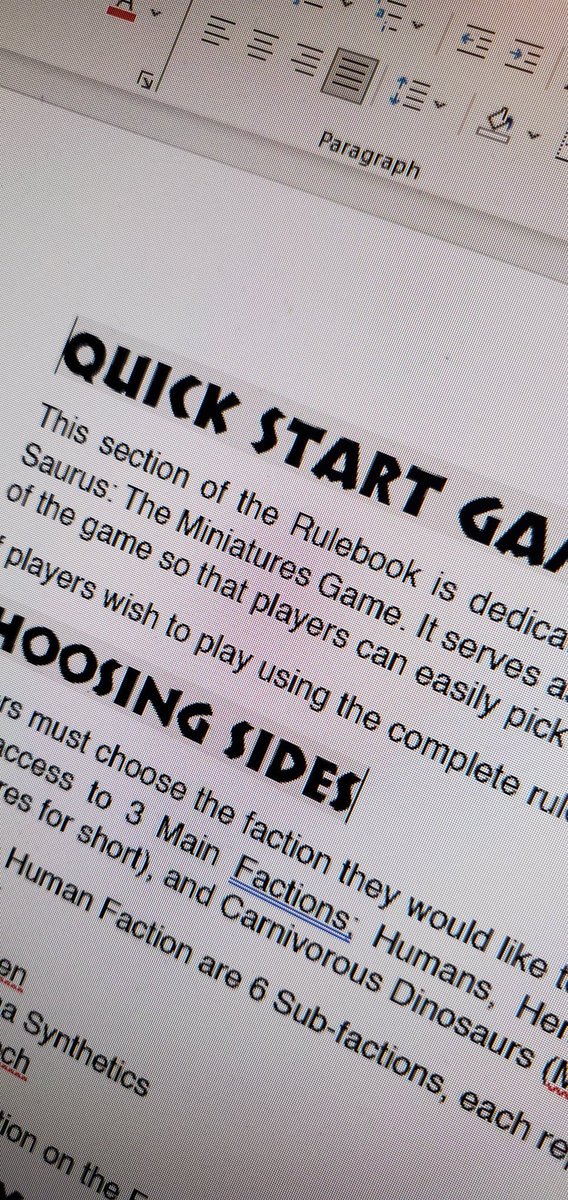 CloneaSaurusMG's tweet photo. And so.... The final draft of the rules begins! https://t.co/Sx21p1KRo3