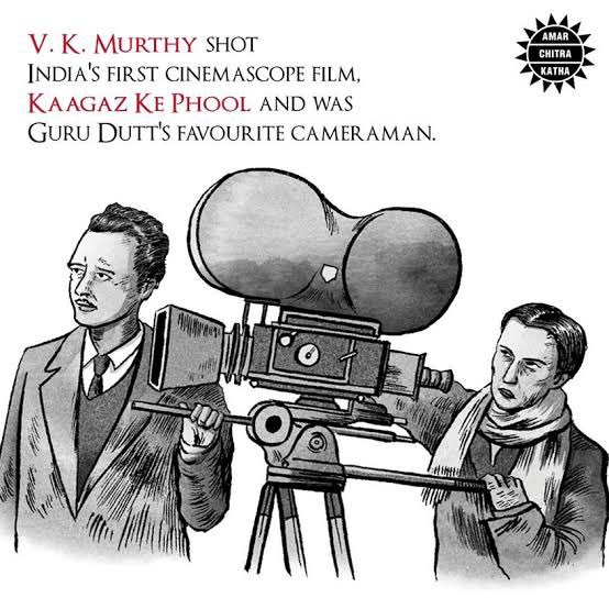 PrriyaRaj's tweet photo. #VKMurthy (1923-2014) — Dada Saheb Phalke Award (2010) — was a #cinematographer. He worked on #movies such as Sahib Bibi Aur Ghulam, Kaagaz Ke Phool &amp; Baazi. He was awarded two #Filmfare awards and honoured with the IIFA #Lifetime Award (2005). #BirthAnniversary today. https://t.co/t9yjyZEHQD