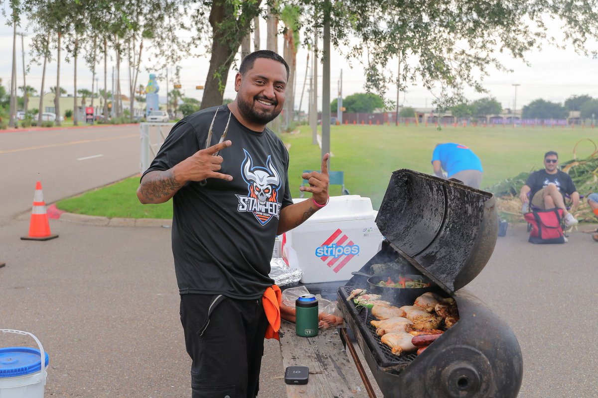 El prez always cooking up that good food