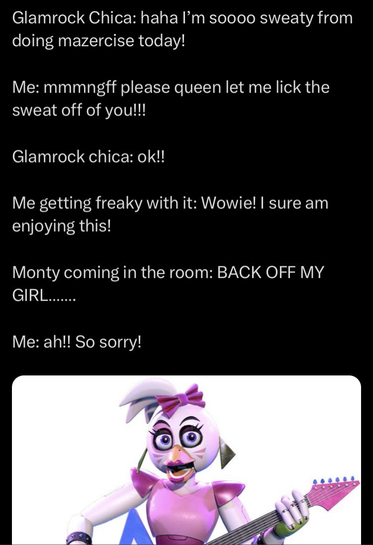 People Down Bad for FNaF Animatronics on X: Personal tierlist as to how bizarre it is for someone to be GENUINELY, UNIRONICALLY, SEXUALLY interested in each animatronic. Subject to criticism /