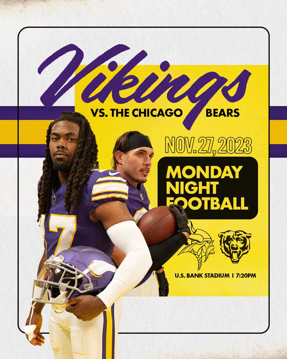 Vikings's tweet image. A Classic NFC North matchup