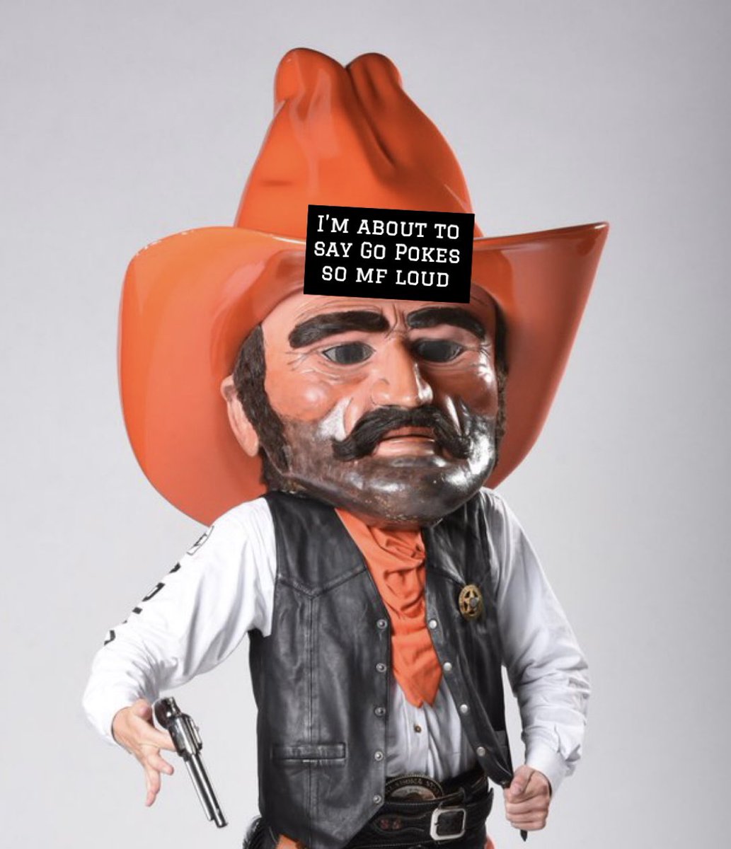 BarstoolOKST's tweet photo. THE COWBOYS ARE GOING TO THE BIG 12 CHAMPIONSHIP #OKSTATE #PositiveVibesOnly #GoPokes https://t.co/YrSZ4IOSoP