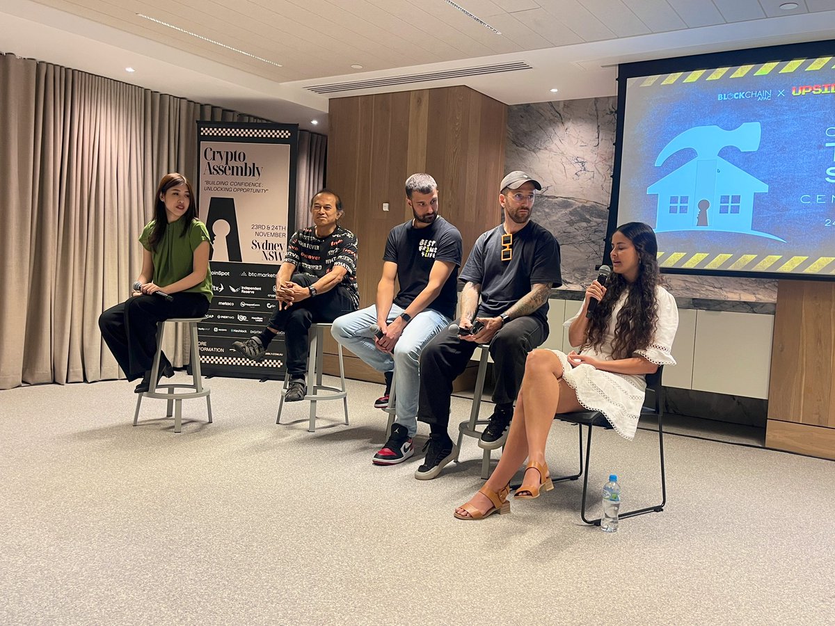 liyadashkina's tweet photo. NFTs are ded…or are they?! @erikalee @renae_redgen @0xigami @TheoKUnfiltered @BokkyPooBah discussing:

✅Can collab creation harness loyalty?
✅Too early for NFT subscription models?
✅Royalties: voluntary or part of monetisation structure?
#cryptoassembly @0xUpside @helixco_ https://t.co/tr8uF7gwXw