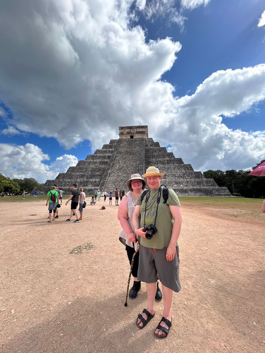 Fantastic private tour of Chichen Itza. Our guide was superb! She was knowledgeable about the Mayans and the ruins. She was patient and caring with dealing with my limited mobility. We highly recommend @OceanToursMexic if you are planning a trip to Mexico