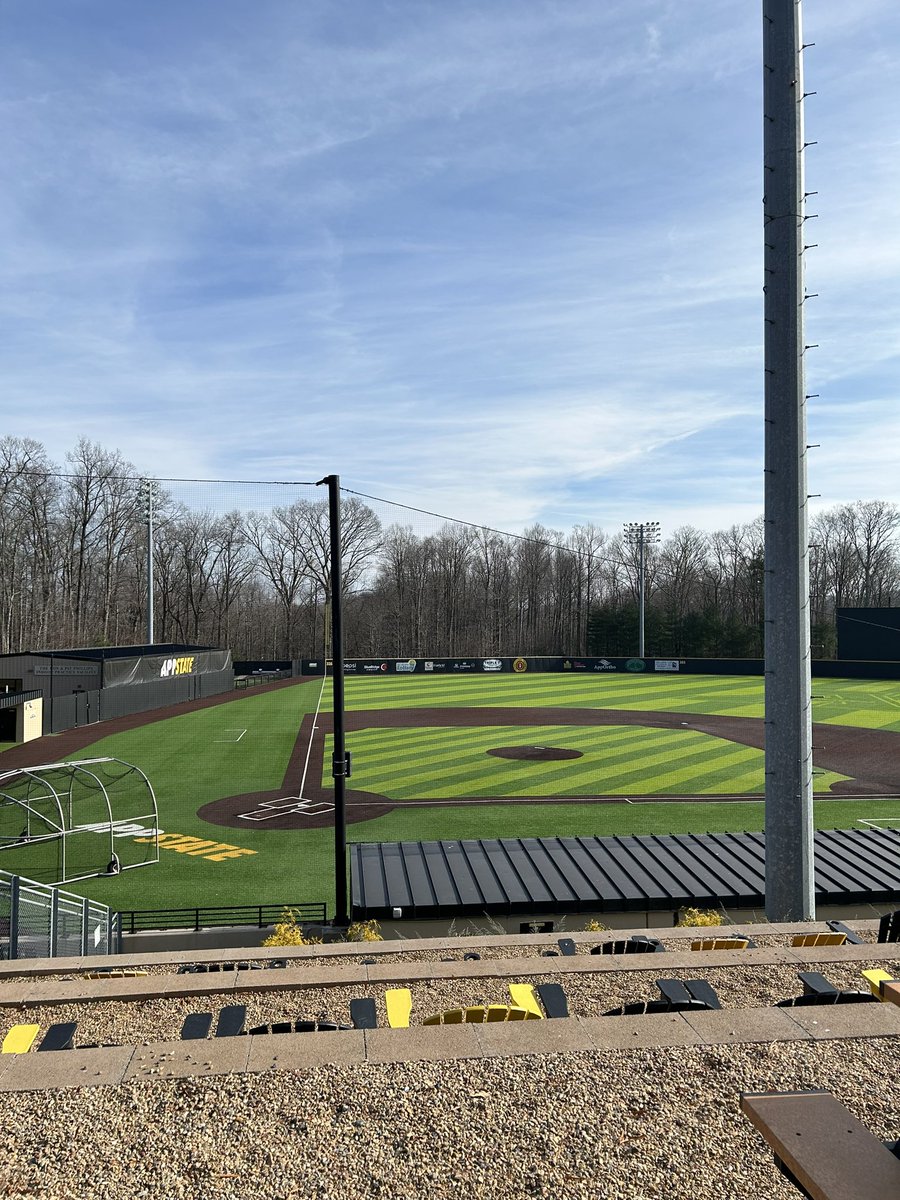 Grady Speigle (@gradyspeigle53) on Twitter photo Nothing better than taking in a view of this amazing ball field in the off season <a href="/AppBaseball/">App State Baseball</a> Nothing better than taking in a view of this amazing ball field in the off season <a href="/AppBaseball/">App State Baseball</a>