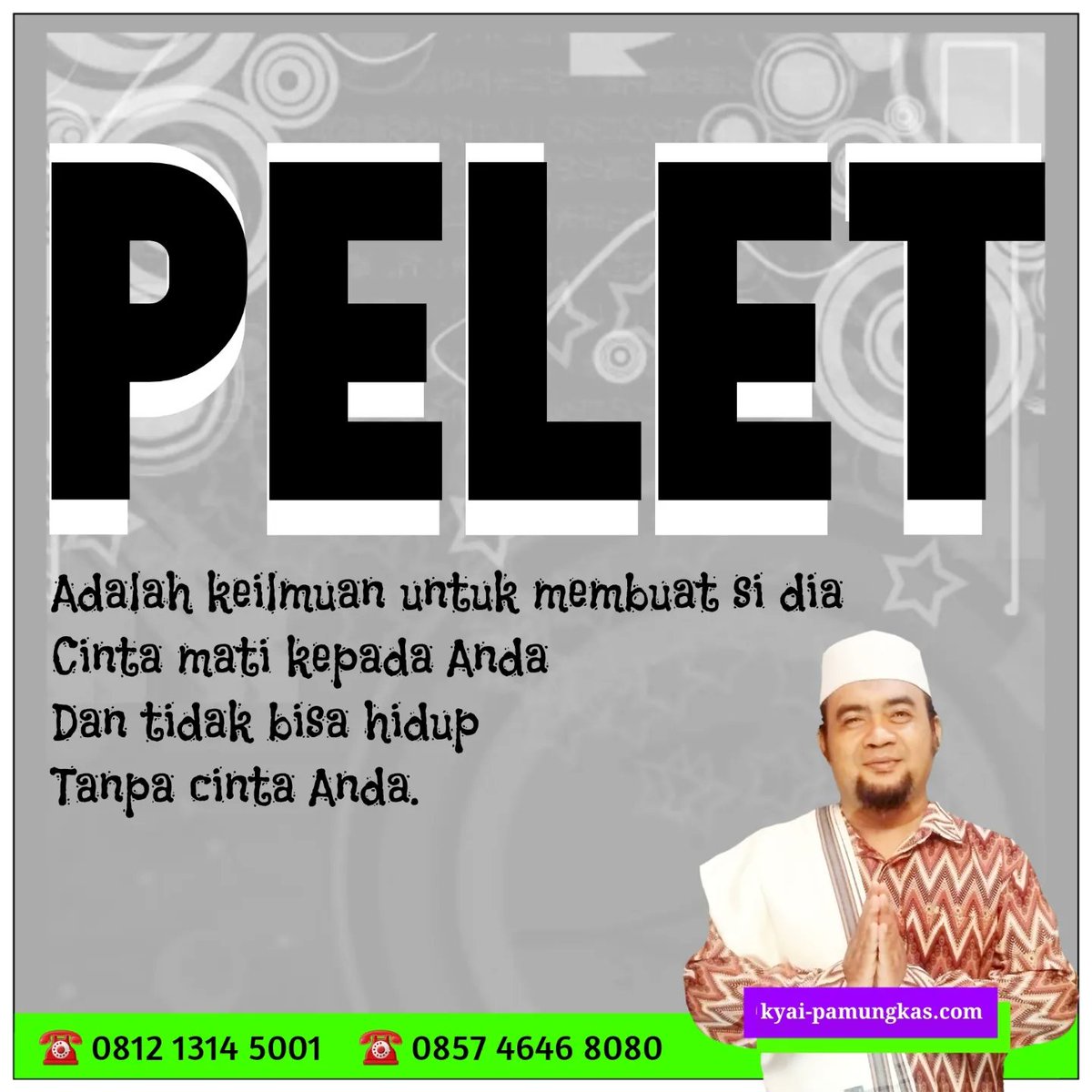 Kyai_Pamungkas's tweet photo. KYAI PAMUNGKAS (PARANORMAL)
Jasa Solusi Problem Hidup
WEB: https://t.co/HoQHtUDnXO
WA 1: https://t.co/z0Bbi8uDkQ
WA 2: https://t.co/zKt5G6W2MG
#kyaipamungkas #paranormal #dukun #bomoh #cenayang #pengasih #pelet #gendam #susuk #aura #pemikat #pengeret #penglaris #ruwat #ruqyah https://t.co/1oy4ArbXEs