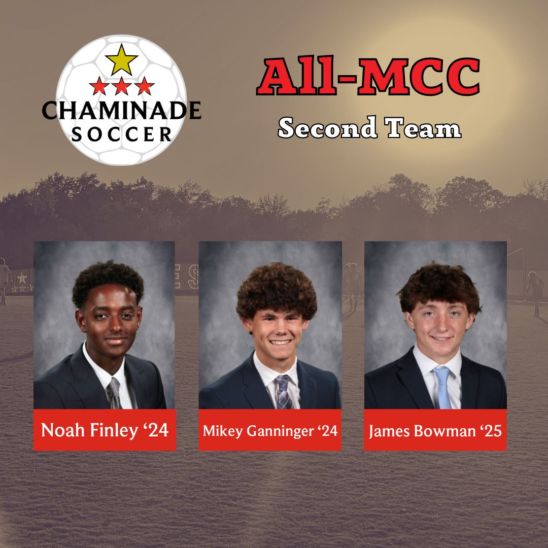 WeAreChaminade's tweet photo. Congratulations to all members of Chaminade Soccer who were named to this year's All-MCC Team! #EstoVir https://t.co/Ldpkv2EVBh