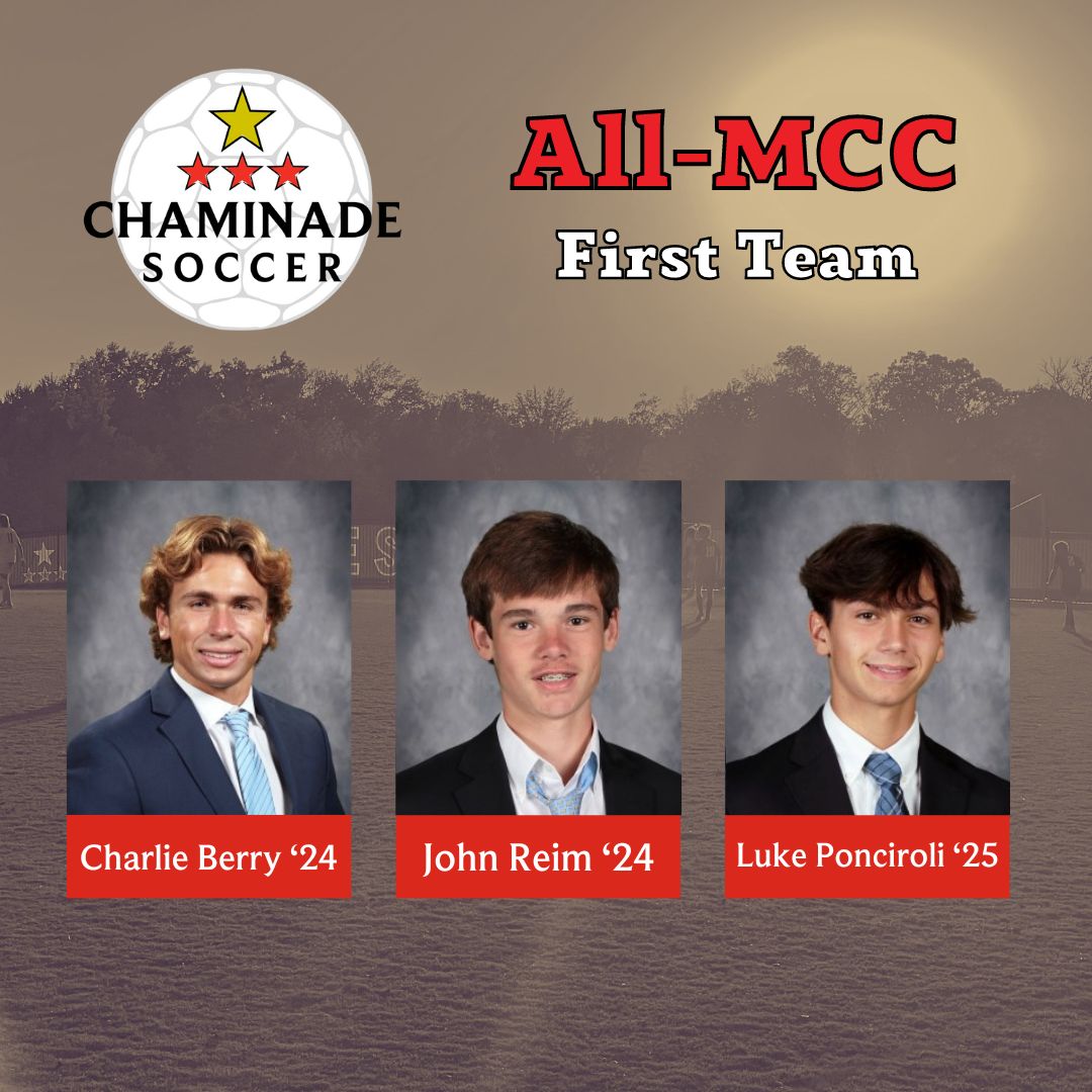 WeAreChaminade's tweet photo. Congratulations to all members of Chaminade Soccer who were named to this year's All-MCC Team! #EstoVir https://t.co/Ldpkv2EVBh