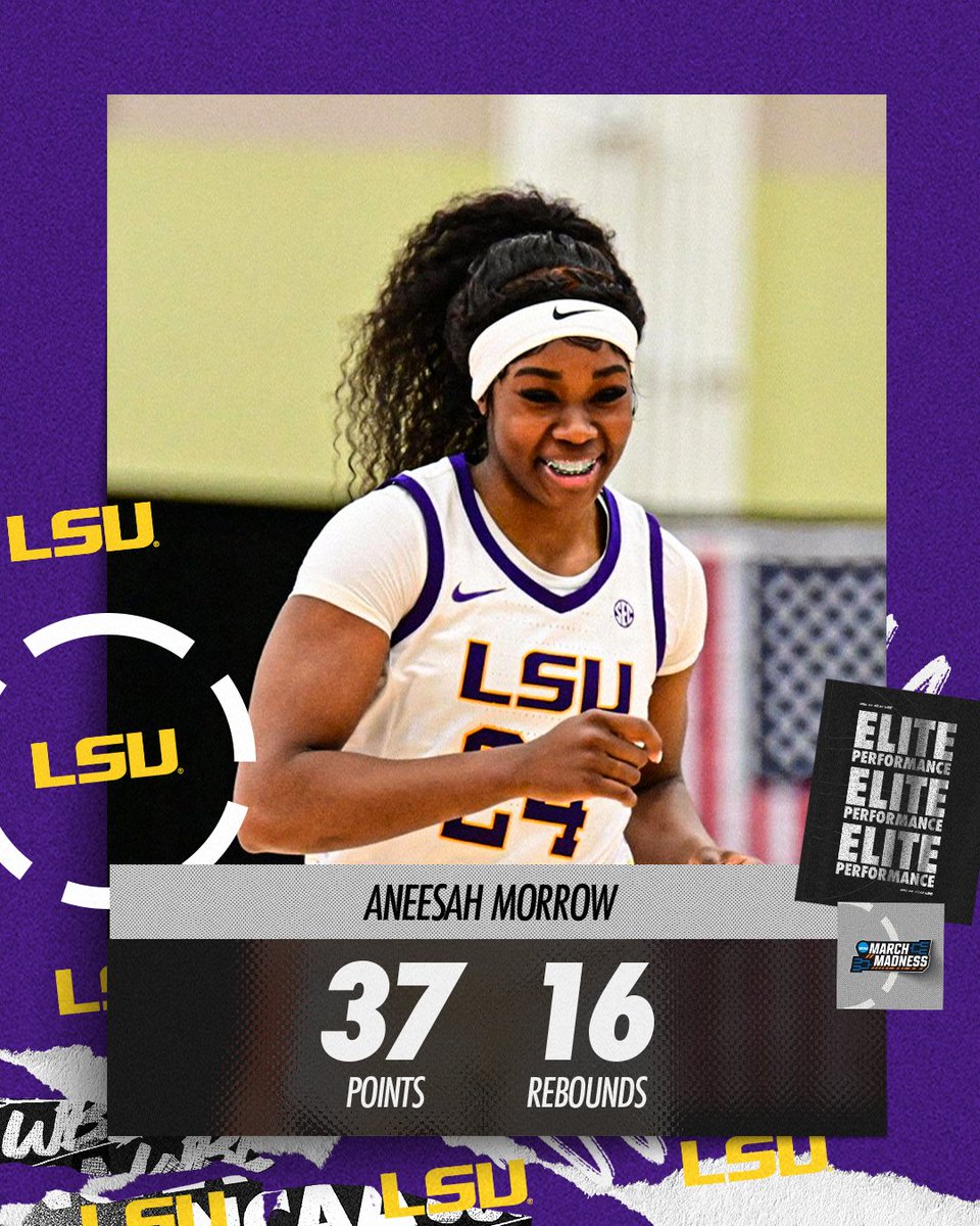 Don’t Mess with @AneesahMorrow24 😤 

#NCAAWBB x <a href="/LSUwbkb/">LSU Women's Basketball</a>