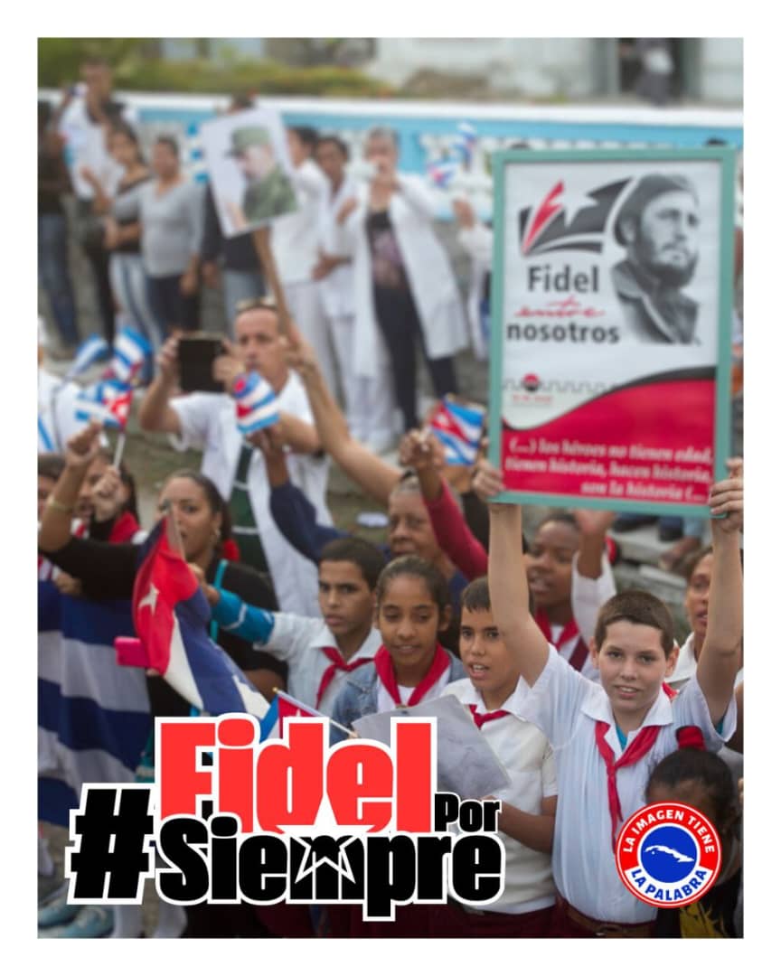 "Precisamente aquí donde conmemoramos nuestras victorias te decimos junto a nuestro abnegado, combativo y heroico pueblo: ¡Hasta la victoria, siempre!".   #FidelPorSiempre #CubaPorLaVida <a href="/cubacooperaven/">Brigada Médica Cubana en Venezuela</a> <a href="/MINSAPCuba/">Ministerio de Salud Pública de Cuba</a> <a href="/japortalmiranda/">José Angel Portal Miranda</a> <a href="/CdiLimon/">CDI el Limon</a> <a href="/DcMedica/">Misión Médica Cubana en el Distrito Capital</a>