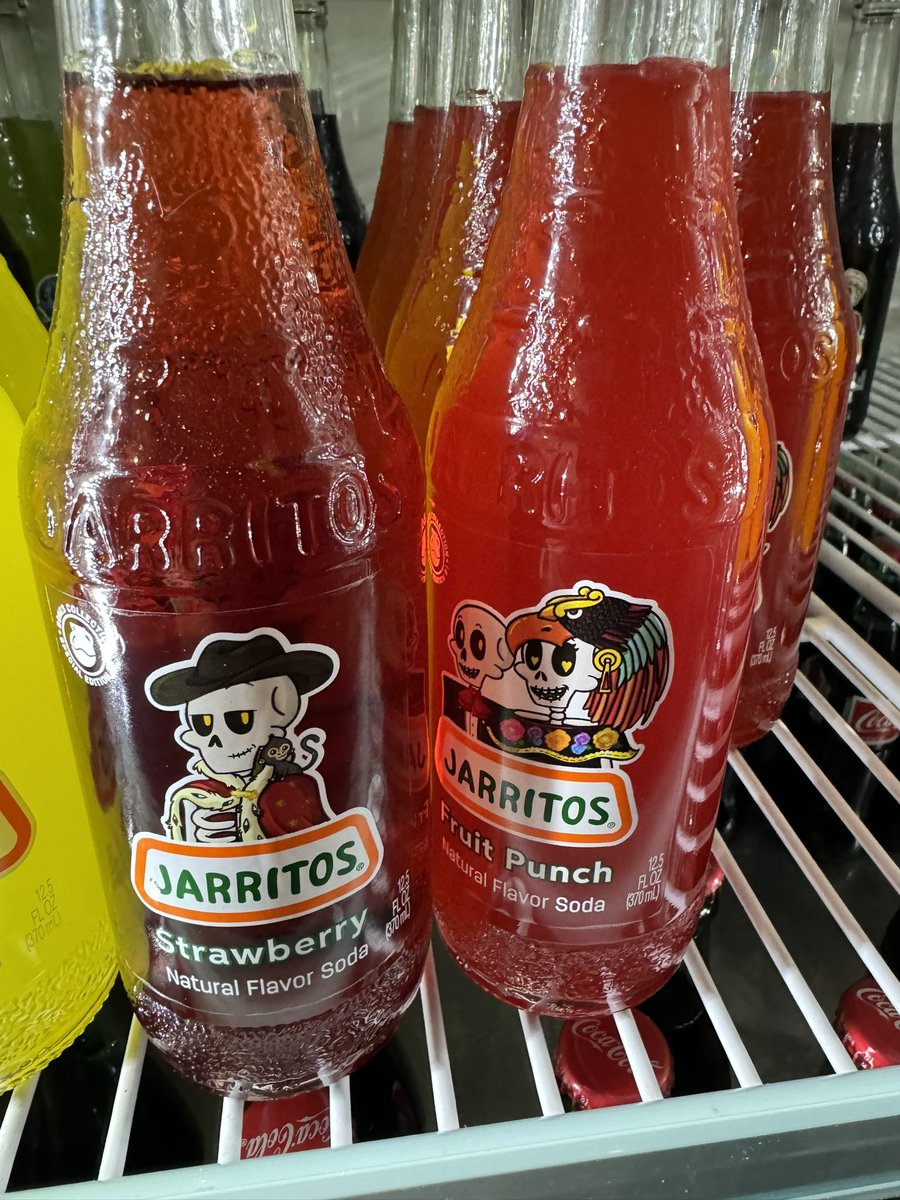 First time seeing <a href="/Jarritos/">Jarritos</a> art out in the wild for me! Pretty cool. First time trying passion fruit flavor too 😎