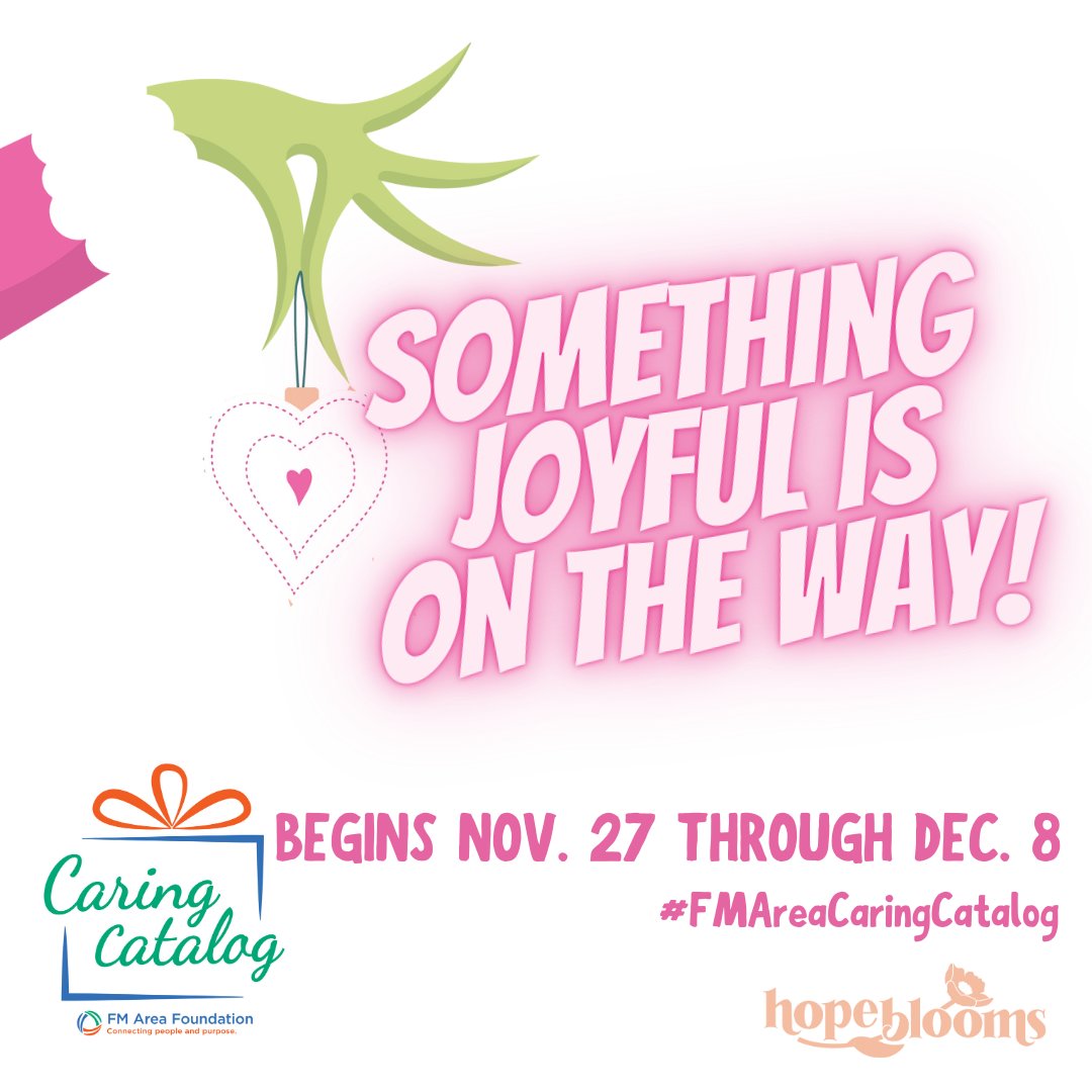 EEK! 2 sleeps until the Caring Catalog opens! 🤩We are so honored to have been selected to be a Caring Catalog participant this year and we have so many joyful plans to share our mission with you!💗
#FMAreaCaringCatalog #GrowYourHeart #hopeblooms #hopebloomsnd #JOY
