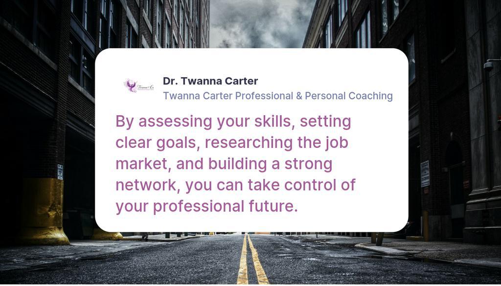 A Guide to Strategic Career Planning: Master Your Career Destiny
▸ lttr.ai/AJaPJ

#twannacarter #VIPCareerServices #ComprehensiveGuide #IdentifyStrengths #BuildConfidence #SetClearGoals #CareerAdvice #CareerGuidance #Career #StrategicCareerPlanning