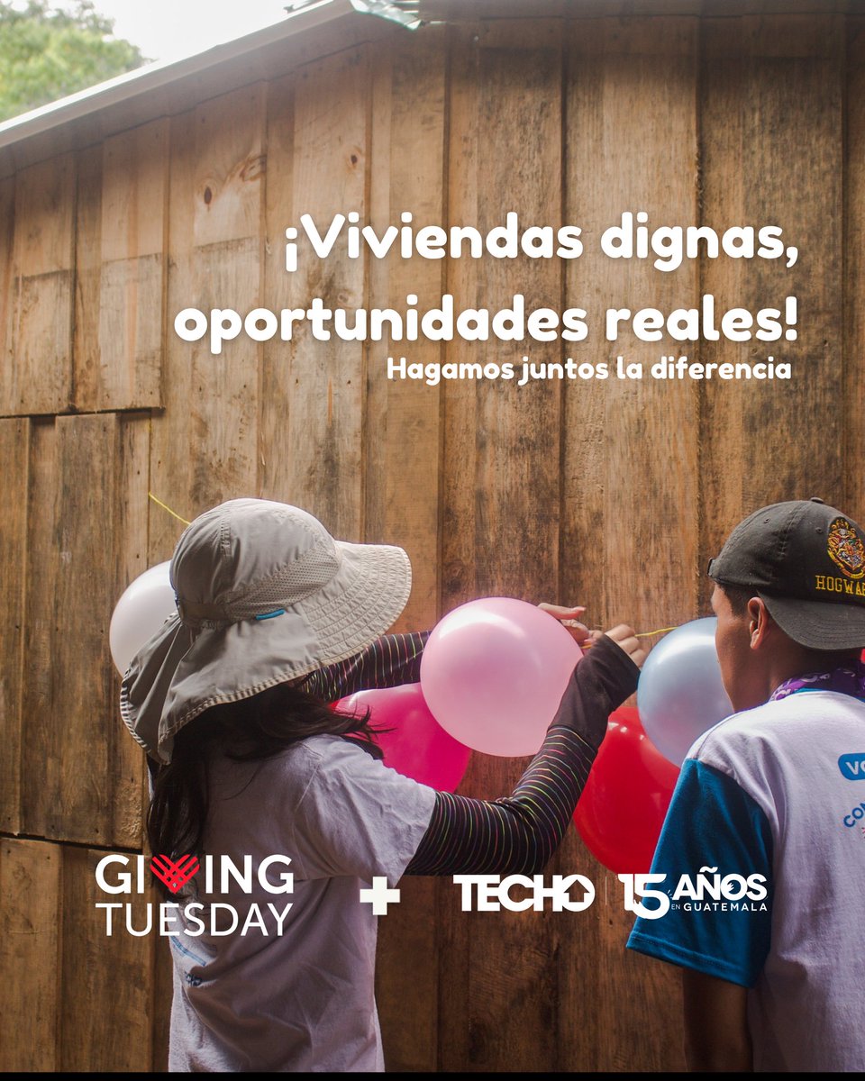 Este 28 de noviembre te invitamos a construir oportunidades y brindar un futuro más esperanzador en el #givingtuesday.

Porque cada consttibución cuenta. ¡Hagamos juntos y juntas la diferencia! #díaparadar 💙👨‍👩‍👦‍👦🏠