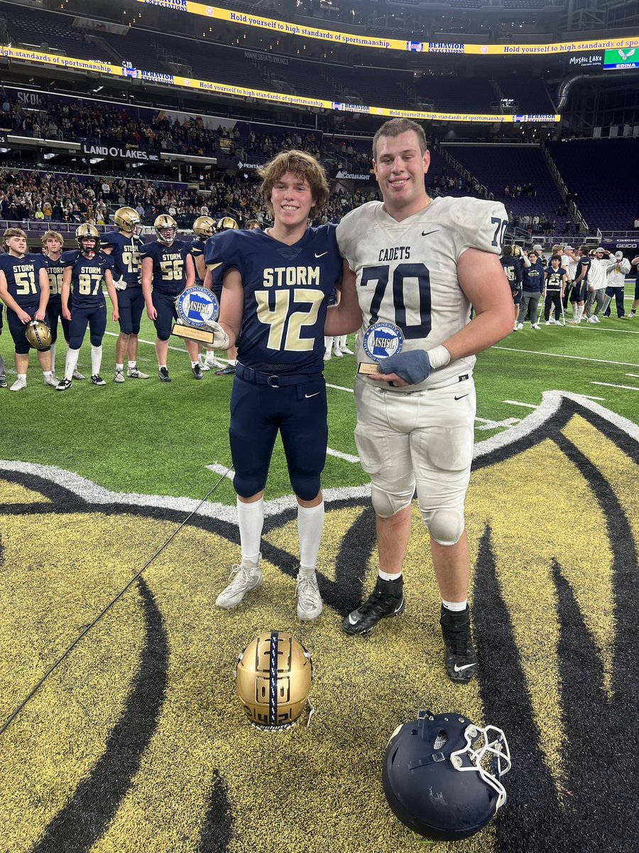 Meet Chanhassen Charlie Wallis and St. Thomas Academy Isaac Wagner the Class AAAAA MVT Award recipients.