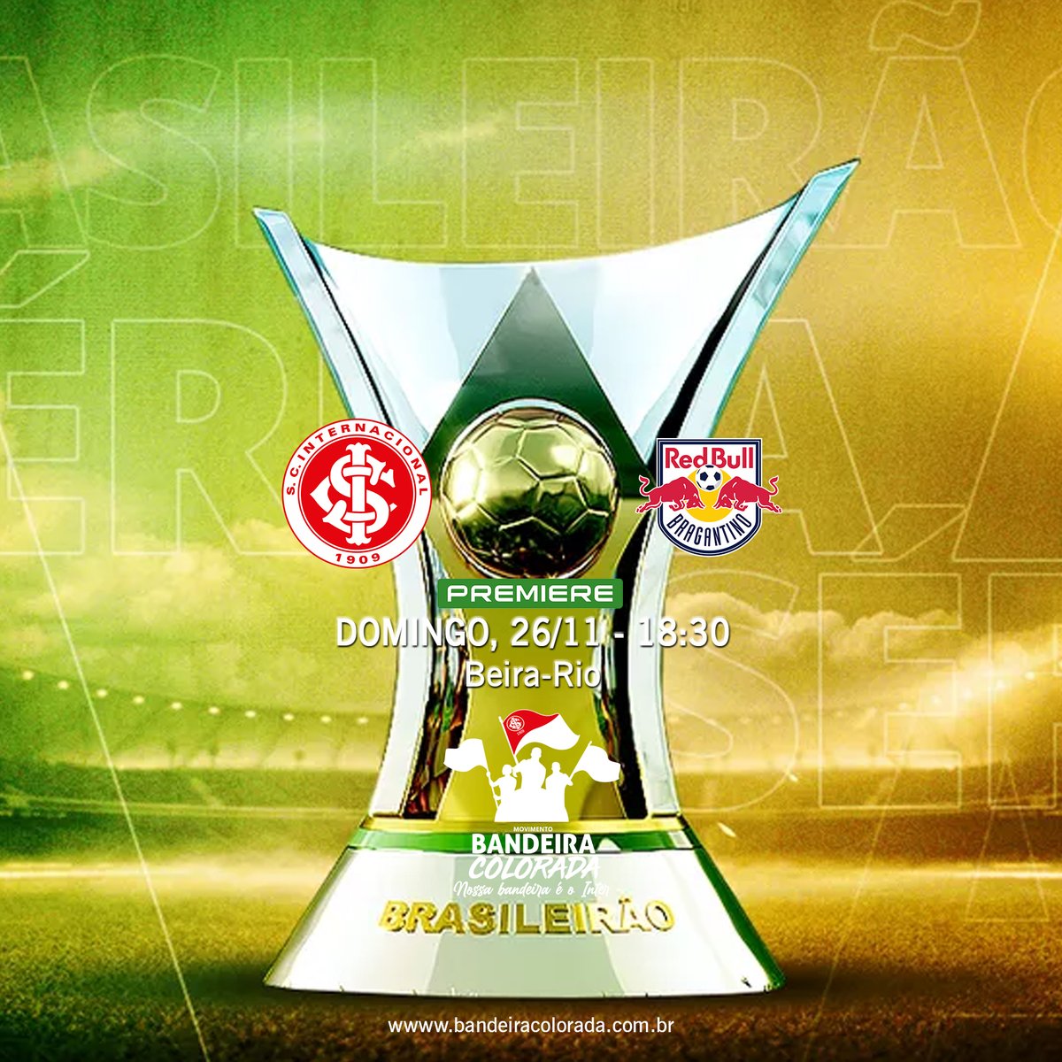 MBColorada's tweet image. #DiadeINTER no @Brasileirao2023! 🏟️⚽🏃 O confronto entre o Colorado e o Bragantino, às 18:30, será transmitido pelo Premiere! Colorado joga junto pela vitória! 💪🔴⚪️ #SCInternacional #VamoInter #ÉoInter #OGiganteTeEspera #Brasileirão #BandeiraColorada #NossaBandeiraÉoInter