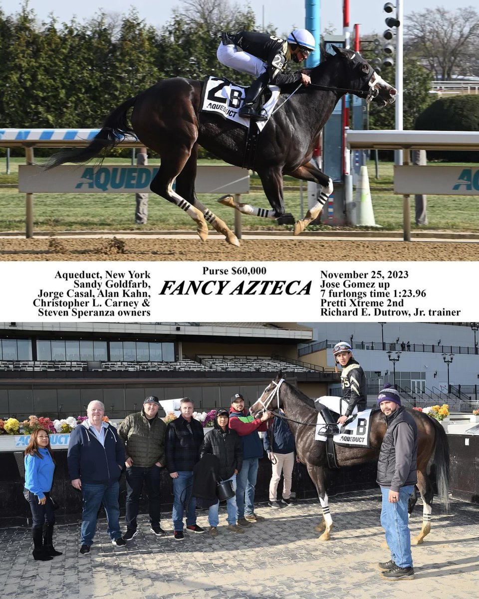 Congrats To All Connections and Jose Gomez on a Perfect Ride @sandygoldfarb1 @jcasal05