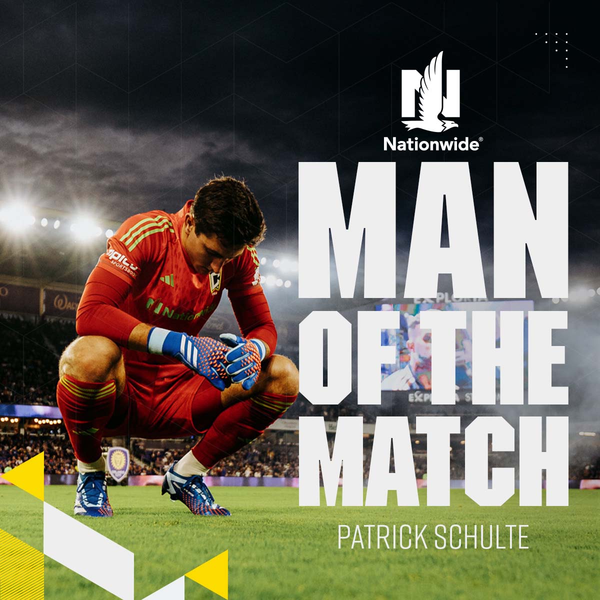 You Shall Not Pass 🧙‍♂️ Patrick Schulte is tonight's Nationwide Man of the Match courtesy of his sensational performance in goal. #Crew96 ✘ @Nationwide