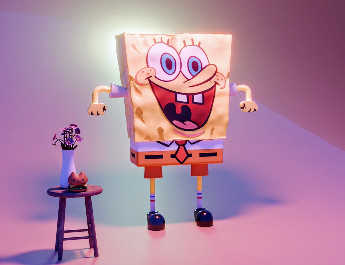 DavidJo17169552's tweet image. #Blender #SpongeBob #3dnimation My latetest simple creation.
