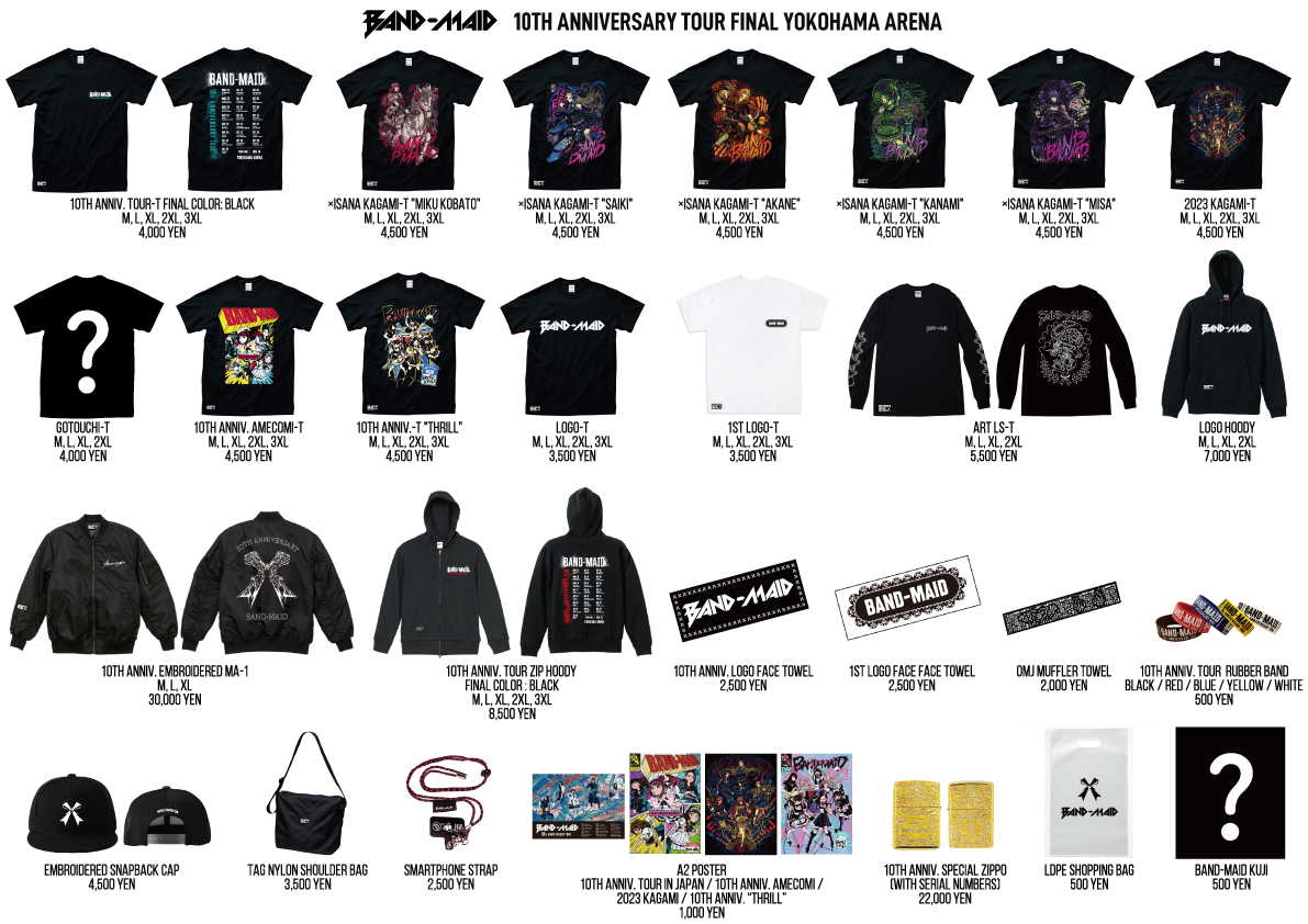 BAND-MAID 10TH ANNIVERSARY TOUR FINAL] 11.23 day FINAL YOKOHAMA