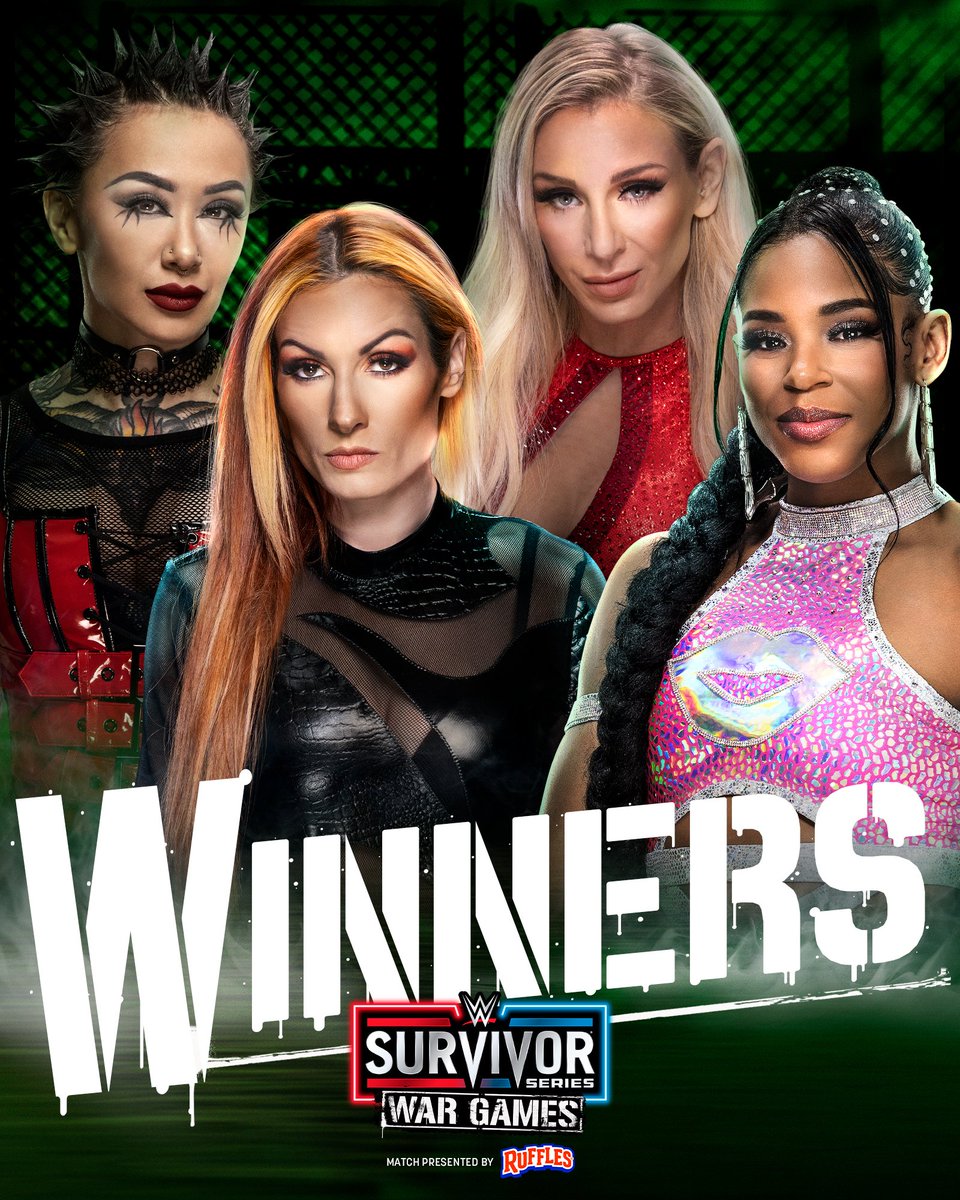 Here is your winning team of the #SurvivorSeries Women's #WarGames Match!