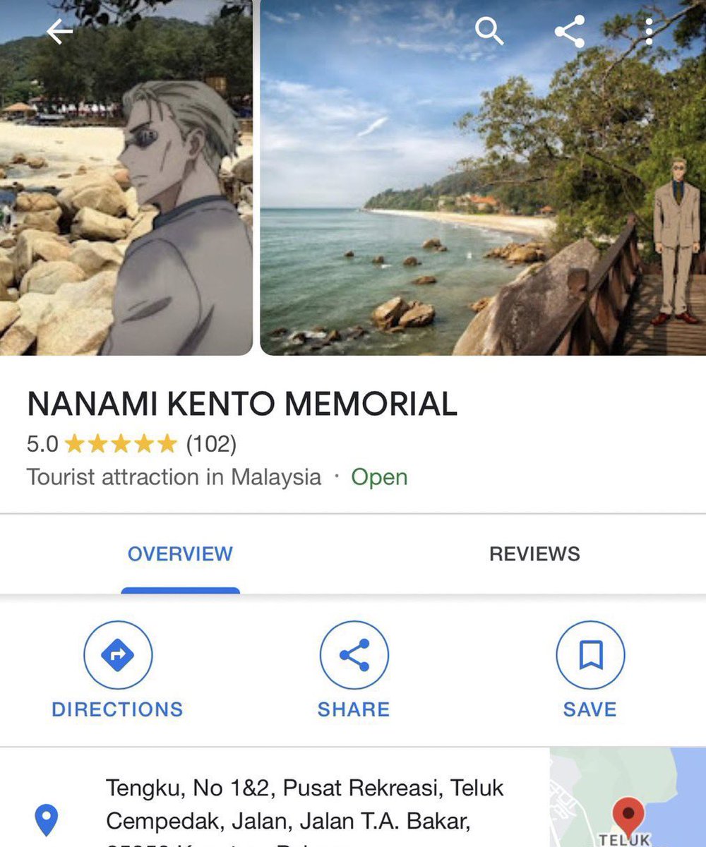 Someone created a “Kento Nanami Memorial Shrine” located in Kuantan, Malaysia. ❤️