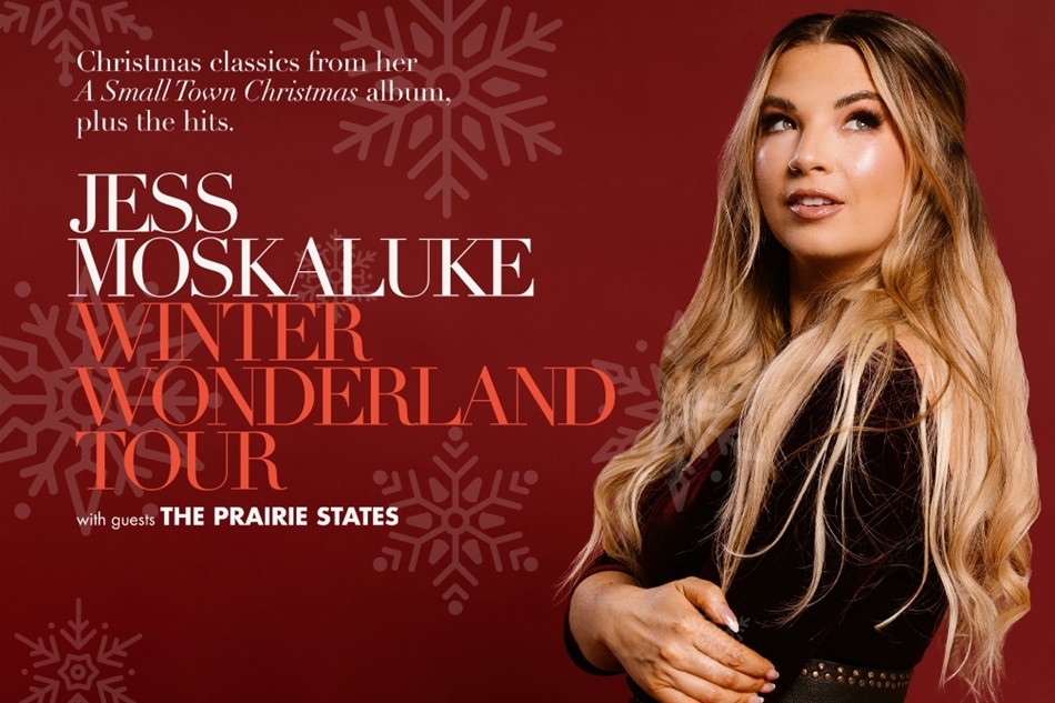 Winter Wonderland Tour @jessmoskaluke ❄️ 📅 Nov 27, 7:30-9:30pm 📍 Yates Memorial Theatre Performing the classics from her previously released album A Small Town Christmas + her popular hits and fan-favourites ft. @prairiestates 🎟: tourismlethbridge.com/upcoming-event…