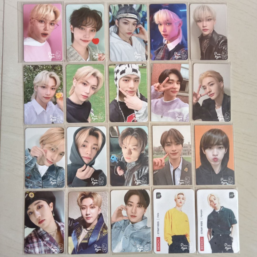 lixiebyuns's tweet photo. ✶ wts lfb ph skz stray kids — #pxbsells .ᐟ  

[QS interest check only]
idk the mp right now, so pls reply/dm ur budget for the set or specific pcs~

# felix hyunjin leeknow han jisung changbin nacific go live oddinary 5 star ld lucky draw soundwave pob gl bench memcopy otdbs https://t.co/DLR19vT73H