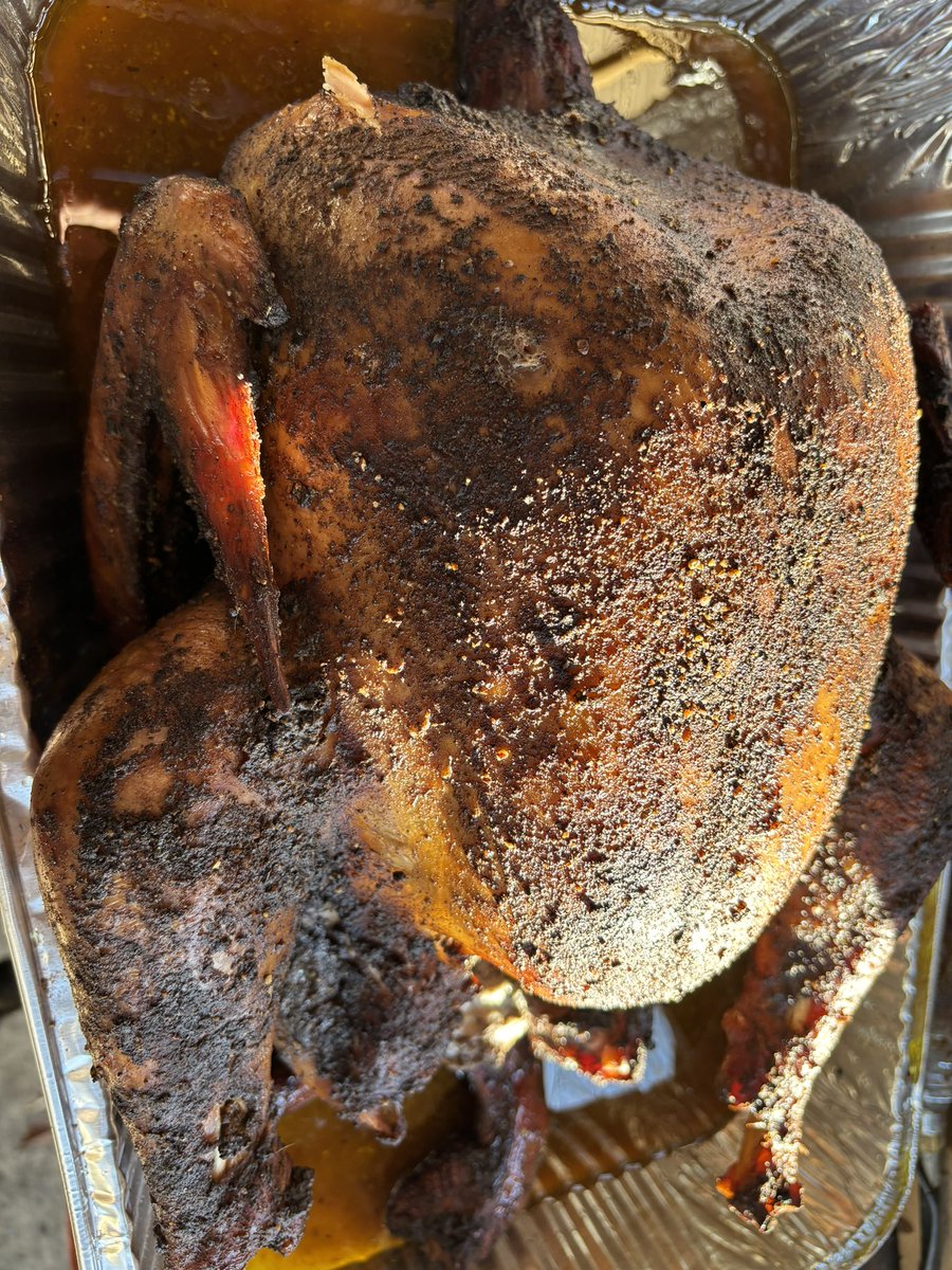 Our jerk smoked turkey was amazing this year.