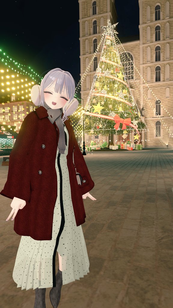 Andemiu｢品良く映える大人レディーコーデ｣を着て冬の街へお出かけ

 #ドットエスティメタバース