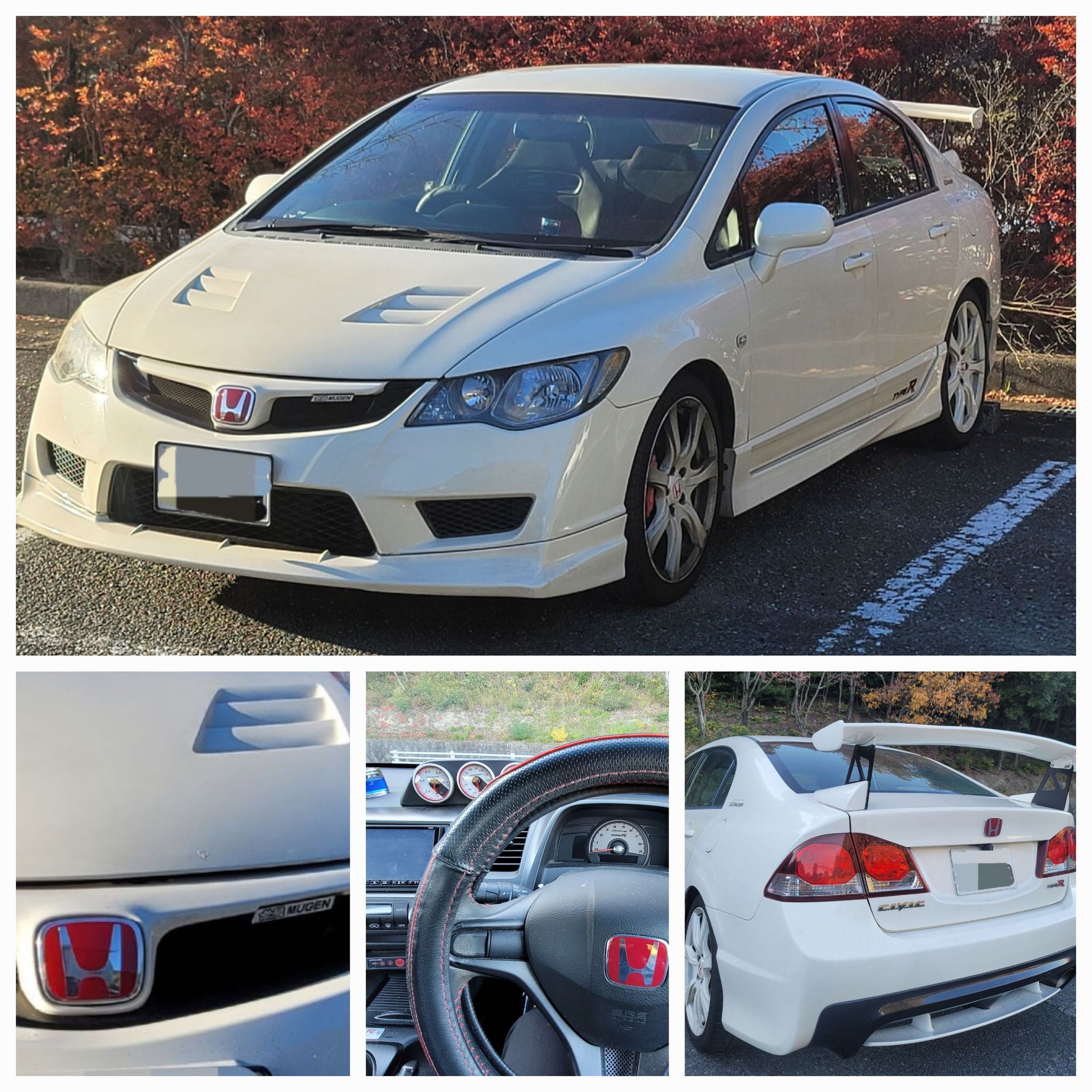 fd2 シビック タイプr 無限 リアウイング