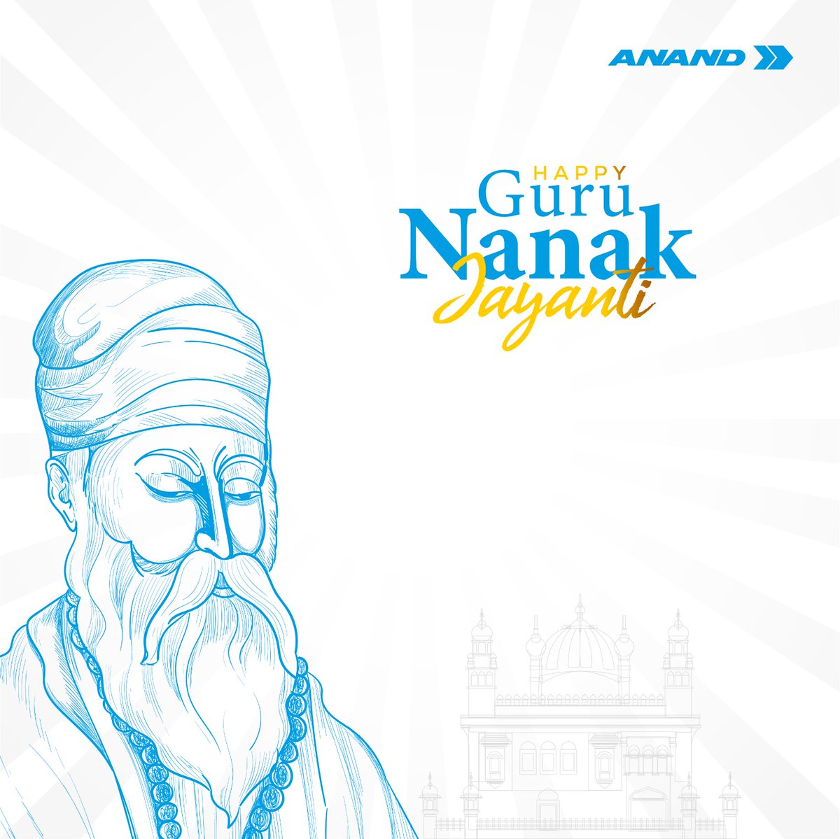 ANANDGroupIndia's tweet photo. Greetings for Gurpurab of Guru Nanak Dev ji.
#ANAND #ANANDGroupIndia #GuruNanakJayanti2023 #ANEVOLVE #DanaAnandIndia #GabrielIndia #SNSF #AnchemcoANAND #AnsyscoANAND #MAHLEANANDThermalSystems #MAHLEANANDFilterSystems #HaldexANANDIndia #ACYM https://t.co/fPoVw6vbN1