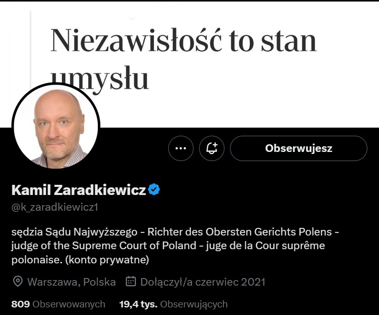 ewairmina's tweet photo. Krajowa Szkoła Sądownictwa i Prokuratury ma nowego dyrektora, prof. Kamila Zaradkiewicza. Jego kadencja w #KSSiP trwa 5 lat.
Gratulacje Panie Profesorze @k_zaradkiewicz1. https://t.co/IGuIjYuKyJ
